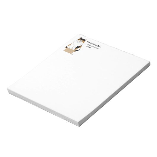 Bloc-note Comment attraper un chat (Tourné)