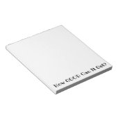 Bloc-note Comment peut-il obtenir un bloc-notes? (Incliné)