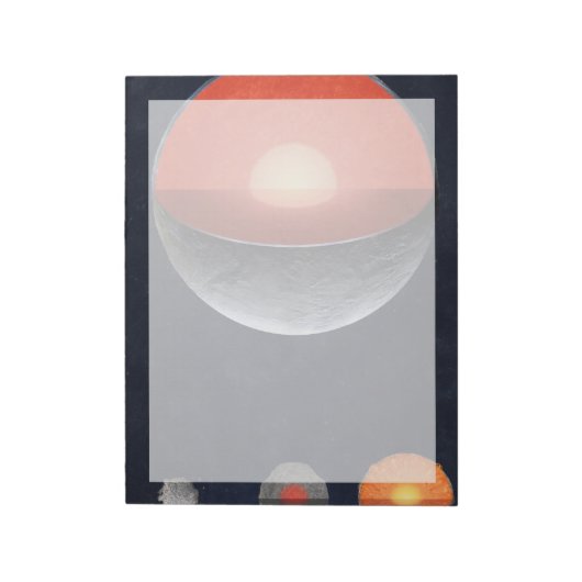 Bloc-note Comment Une Planète Rocheuse Se Forme. (Tourné)