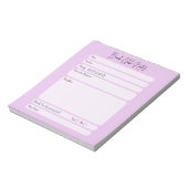 Bloc-note Compagnon de Club de Lecture (Tourné)