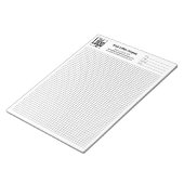 Bloc-note Company Logo Black Grid Graph Project Identifier (Incliné)