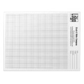 Bloc-note Company Logo Black Grid Graph Project Identifier (Devant)