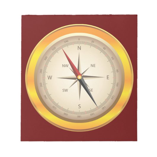 Bloc-note Compas antique (Devant)