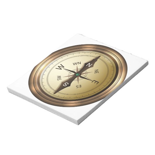 Bloc-note compas nord sud-est wes (Tourné)