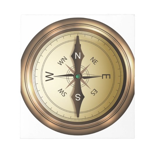 Bloc-note compas nord sud-est wes (Devant)