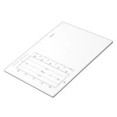 Bloc-note Compétition Modèle de chevaux de l'arène de ressou (Incliné)