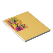 Bloc-note Composition avec 5 chats noirs Automne Couleurs fr (Incliné)