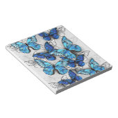 Bloc-note Composition des White and Blue Butterflies (Incliné)