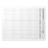 Bloc-note Comptabilisation - Comptabilité des dépenses (Devant)