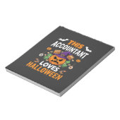 Bloc-note Comptable Aime Halloween Citrouille Comptable Desi (Tourné)