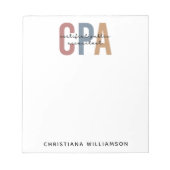 Bloc-note Comptable Public Certifié CPA Retro (Devant)