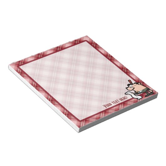 Bloc-note Comptable Red Plaid (Incliné)