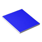 Bloc-note Concepteur Customisé couleur bleue (Incliné)