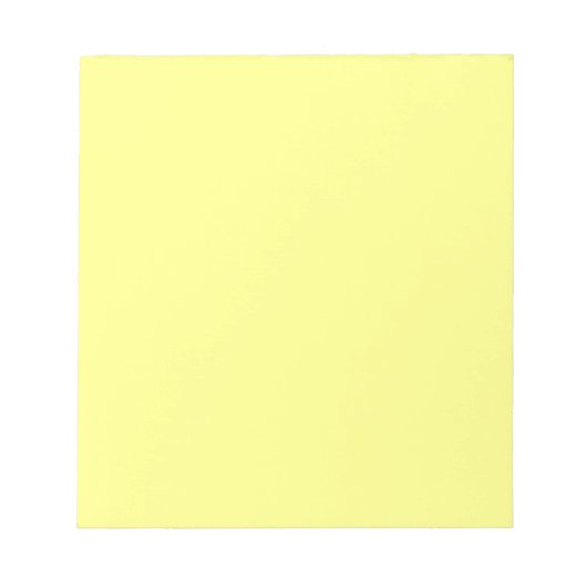 Bloc-note Concepteur Customisé couleur jaune (Devant)