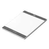 Bloc-note Concepteur de mode Noir (Tourné)