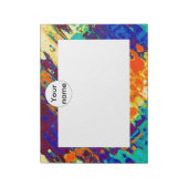 Bloc-note Conception abstraite de texture rétro (Tourné)