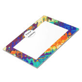 Bloc-note Conception abstraite de texture rétro (Incliné)