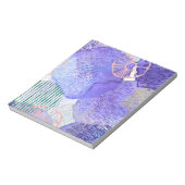 Bloc-note Conception abstraite violette (Tourné)