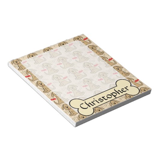 Bloc-note Conception Brown Chien Chien Chien Chien Chien Per (Incliné)