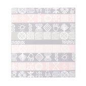 Bloc-note Conception de Boho Africain Ethnique (Devant)