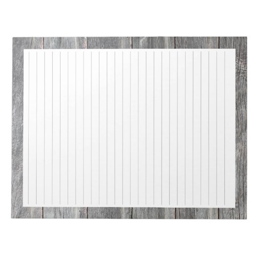 Bloc-note Conception de bordure en bois de canne (Devant)