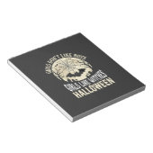 Bloc-note Conception de chauve-souris Halloween pour filles  (Incliné)
