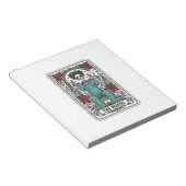 Bloc-note Conception de chemise de carte de tarot d'infirmiè (Incliné)