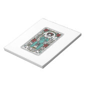 Bloc-note Conception de chemise de carte de tarot d'infirmiè (Tourné)