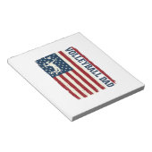 Bloc-note Conception de chemise de drapeau patriotique de pa (Incliné)