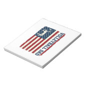 Bloc-note Conception de chemise de drapeau patriotique de pa (Tourné)