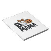 Bloc-note Conception de chemise de maman fantôme Halloween c (Incliné)