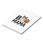 Bloc-note Conception de chemise de maman fantôme Halloween c (Tourné)