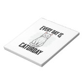 Bloc-note Conception de chemise drôle pour amateur de chat d (Tourné)