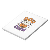 Bloc-note Conception de chemise Halloween Citrouille Fantôme (Tourné)