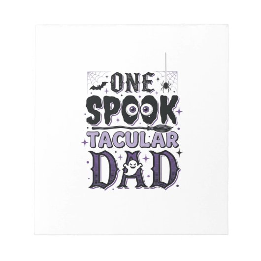 Bloc-note Conception de chemise Halloween pour papa Spooktac (Devant)