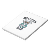 Bloc-note Conception de chemise Koalified Papa Mignon Koala (Tourné)