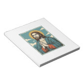 Bloc-note Conception de chemise religieuse Sauveur priant vi (Incliné)