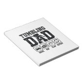 Bloc-note Conception de chemise Tumbling Dad Drive Pay Clap (Incliné)