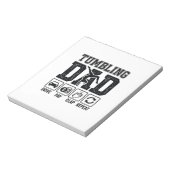 Bloc-note Conception de chemise Tumbling Dad Drive Pay Clap (Tourné)