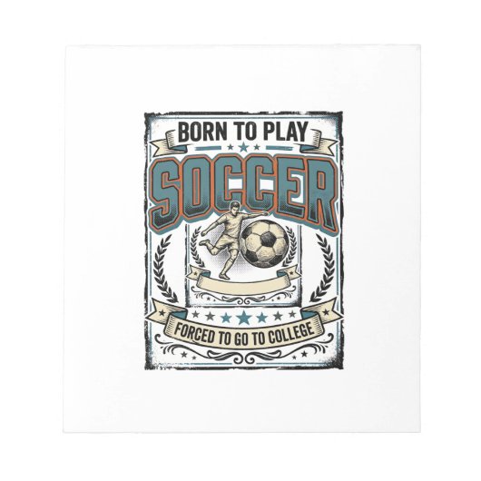 Bloc-note Conception de chemise universitaire de football vi (Devant)