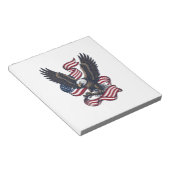 Bloc-note Conception de chemise vectorielle aigle patriotiqu (Incliné)