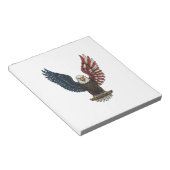 Bloc-note Conception de chemise vectorielle aigle patriotiqu (Incliné)