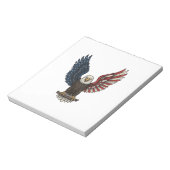 Bloc-note Conception de chemise vectorielle aigle patriotiqu (Tourné)
