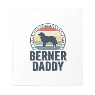 Bloc-note Conception de chemise vectorielle Berner Daddy Vin