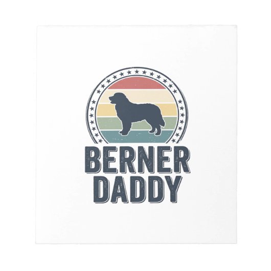 Bloc-note Conception de chemise vectorielle Berner Daddy Vin (Devant)
