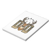 Bloc-note Conception de chemise vectorielle Buck Camo Papa c (Tourné)