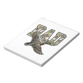 Bloc-note Conception de chemise vectorielle Camo Papa Canard (Tourné)