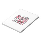 Bloc-note Conception de chemise vectorielle Cute Nurse Bow H (Tourné)