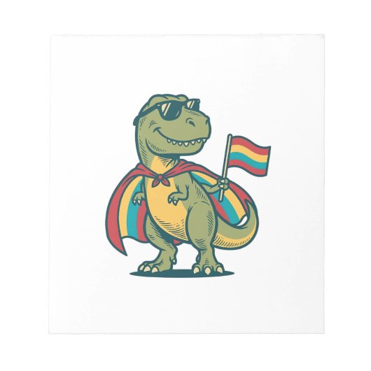 Bloc-note Conception de chemise vectorielle de dinosaure de (Devant)