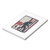 Bloc-note Conception de chemise vectorielle de drapeau de cr (Tourné)